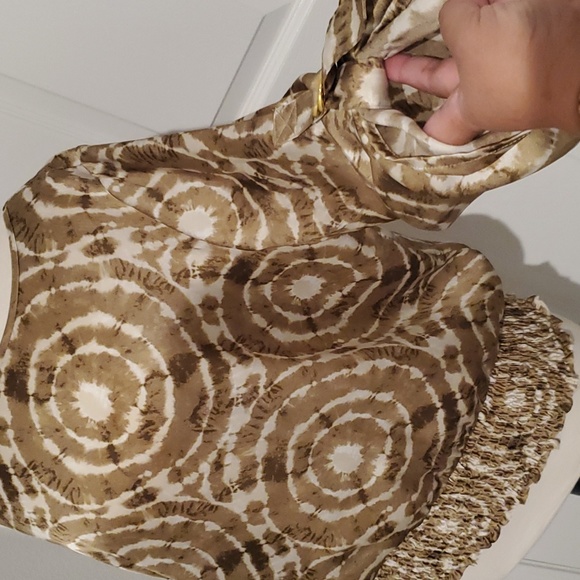 MK Tan Tie dye blouse - Picture 8 of 10